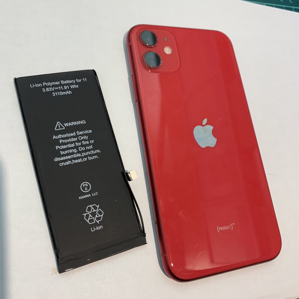 iPhone11 バッテリー交換