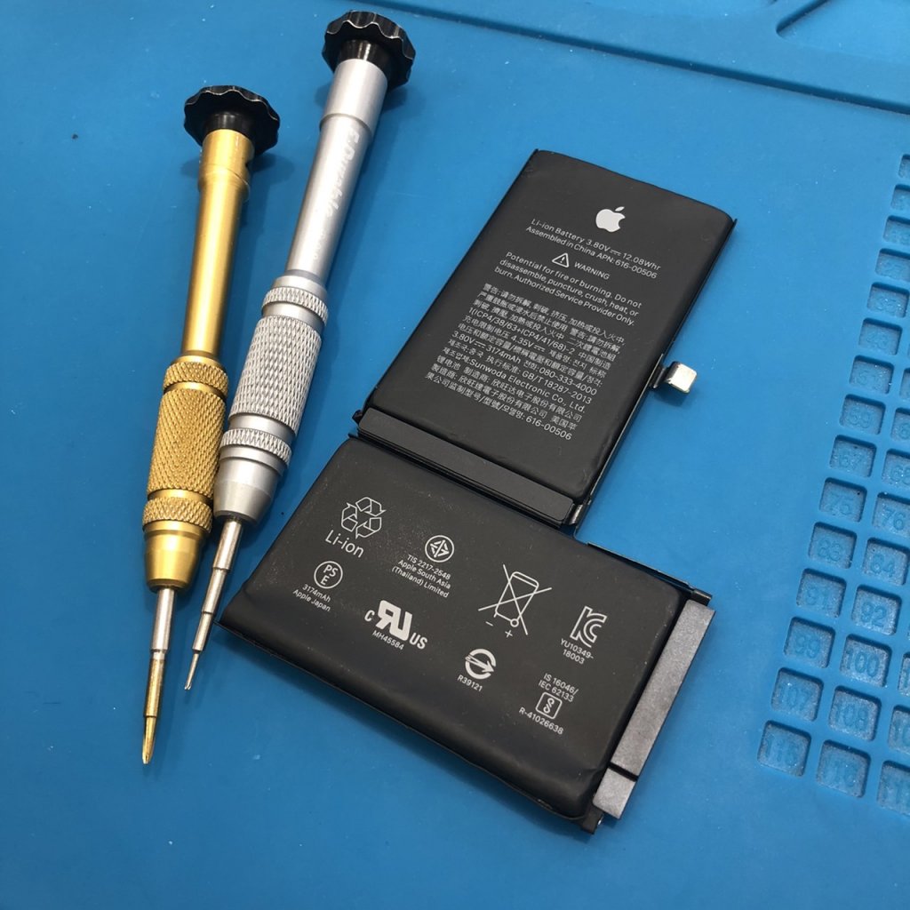 iPhoneX　バッテリー交換