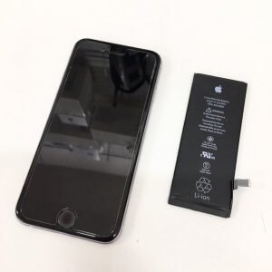 iPhone6　バッテリー交換