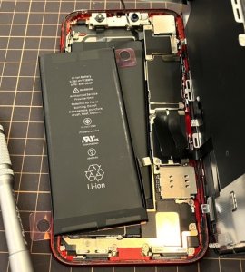 iPhoneXR バッテリー交換