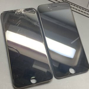 iPhone6 液晶交換 画面割れ 液晶漏れ