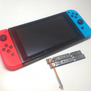 ニンテンドースイッチ　レール交換修理