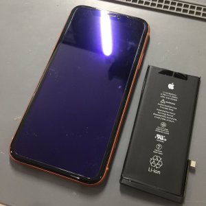 iPhoneXR バッテリー交換