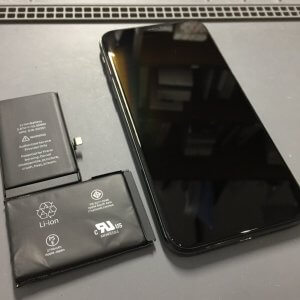 iPhoneX　バッテリー交換