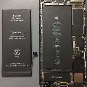 iPhone8Plus バッテリー交換