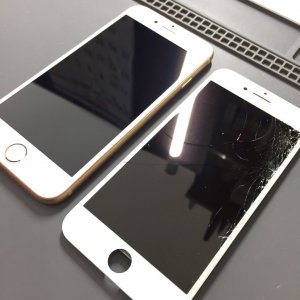 iPhone6S ガラスパネル交換