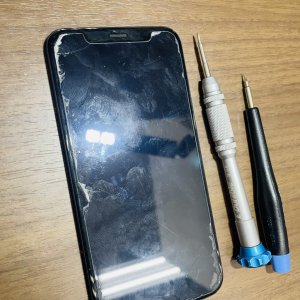 iPhoneXS 液晶交換 水没点検
