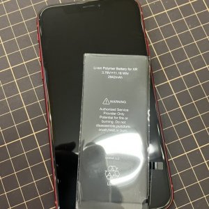 iPhoneXR バッテリー交換