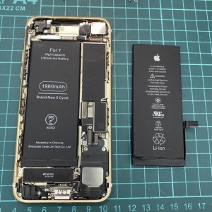 iPhone7　バッテリー交換