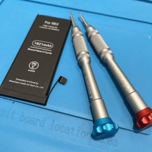 iPhoneSE2　バッテリー交換