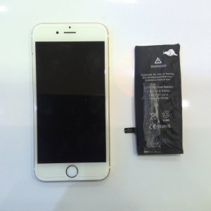 iPhone6Sバッテリー交換