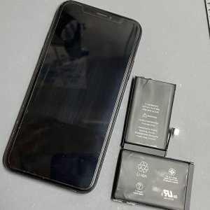 iPhoneX バッテリー交換 充電半日持たない