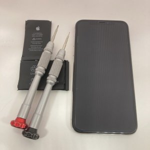 iPhoneX　バッテリー交換修理