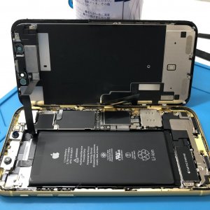 iPhoneXRバッテリー交換