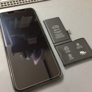 iPhoneX バッテリー交換