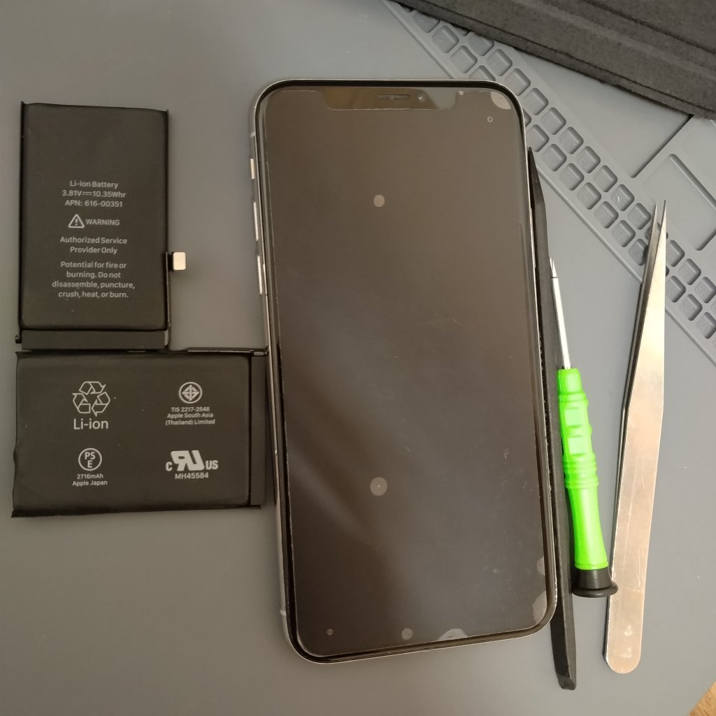 iPhoneX バッテリー交換