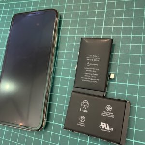 iPhoneX　バッテリー交換