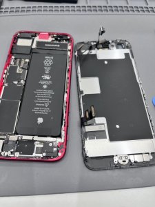 iPhoneSEバッテリー交換