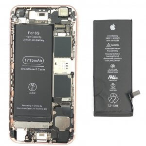 iPhone6s　バッテリー交換