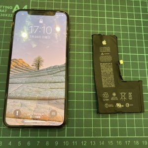iPhoneXS　バッテリー交換