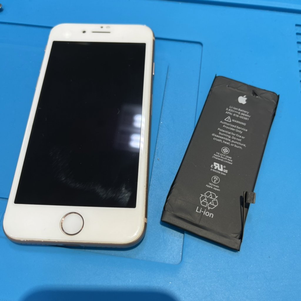 iPhone8 バッテリー交換