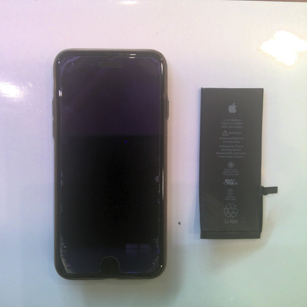 iPhone7バッテリー交換
