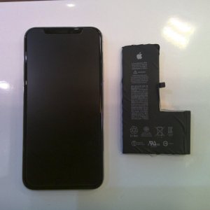 iPhoneXバッテリー交換