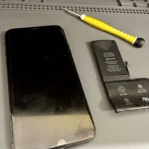 iPhone X バッテリー交換