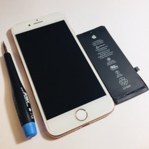 iPhone8 バッテリー交換