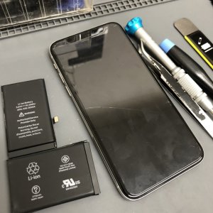 iPhoneX バッテリー交換