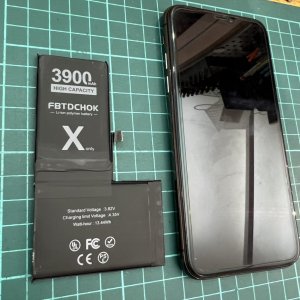 iPhoneX　バッテリー交換