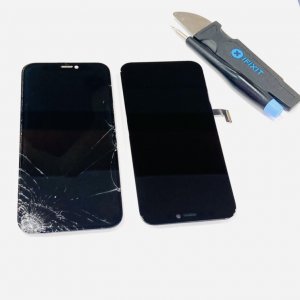 iPhone12mini 液晶交換 画面割れ 液晶漏れ タッチ効かない