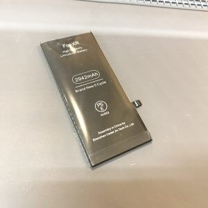 iPhoneXR　バッテリー交換