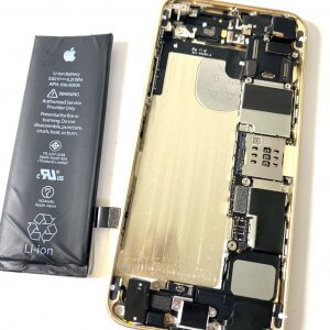 iPhone SE バッテリー交換