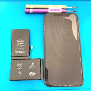 iPhoneXバッテリー交換修理