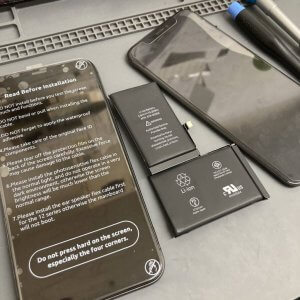 iPhoneX パネル バッテリー交換