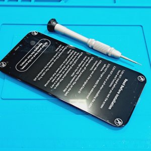 iPhone12ProMAX ガラスパネル交換