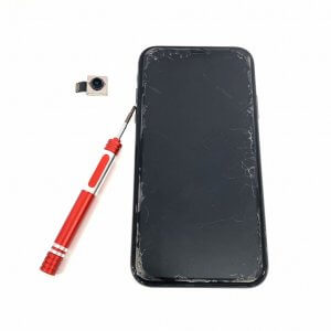 iPhoneXRアウトカメラ、レンズ交換修理