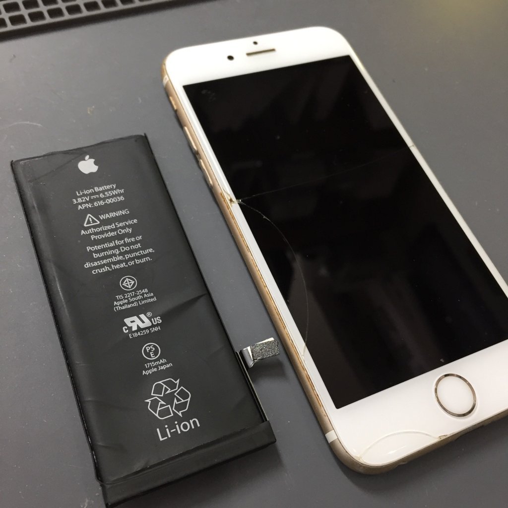 iPhone6S バッテリー交換&フロントパネル交換