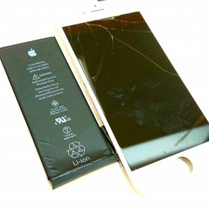 iPhone6S バッテリー フロントパネル交換