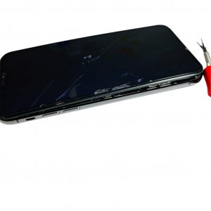 iPhoneX バッテリー交換 バッテリーが膨らんできて危険…→15分で安心の元の状態へ!!