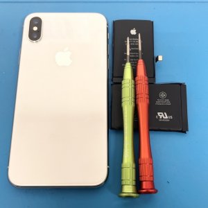 iPhoneX バッテリー交換修理