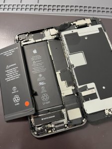 iPhone8 バッテリー交換