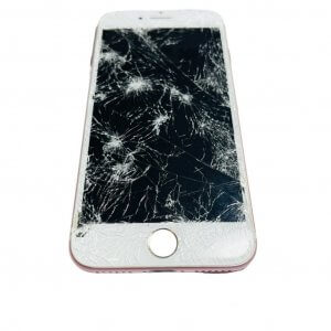 iPhone7 液晶パネル交換 車に踏みつぶされ粉々のパネル→修理可能です!!