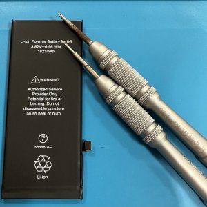iPhone8　バッテリー交換