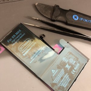 iPhoneXSMax バッテリー交換