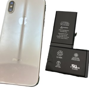 iPhoneX　バッテリー交換