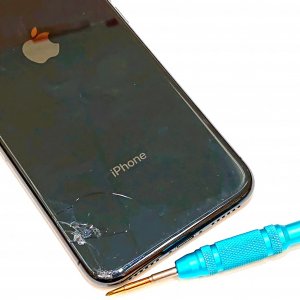 iPhoneX バックフレーム修理
