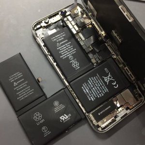 iPhoneX　バッテリー交換
