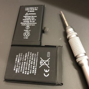 iPhoneX バッテリー交換